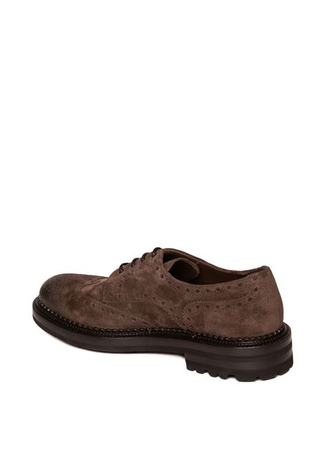 dark brown suede lace-up GREEN GEORGE | 2011LIGHT-T.MORO